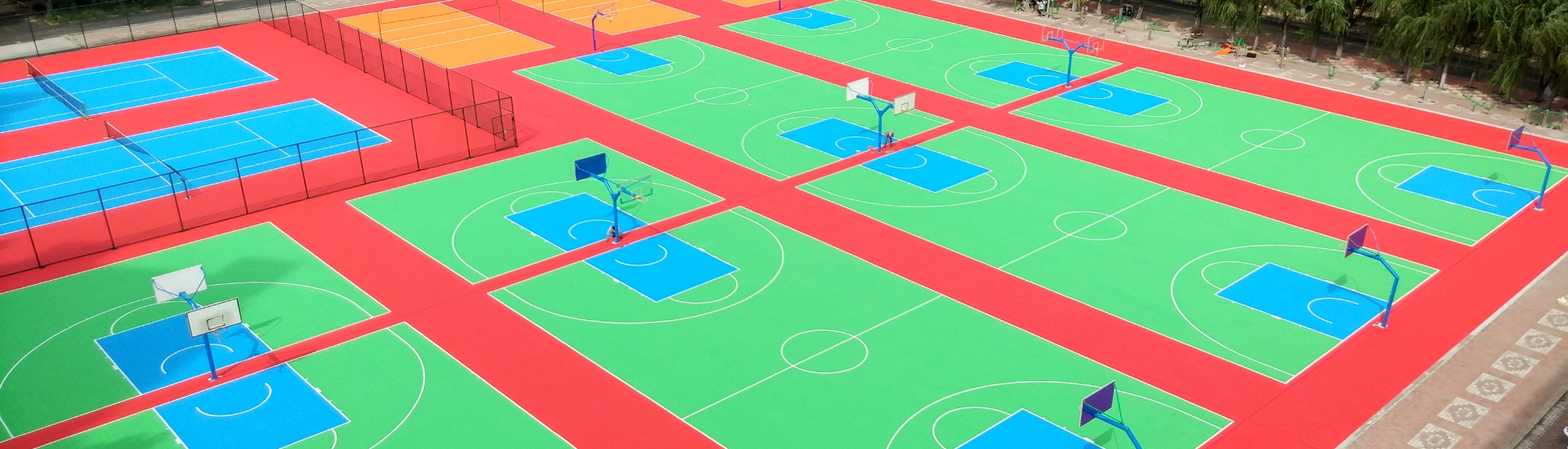 塑膠跑道廠家,硅pu球場